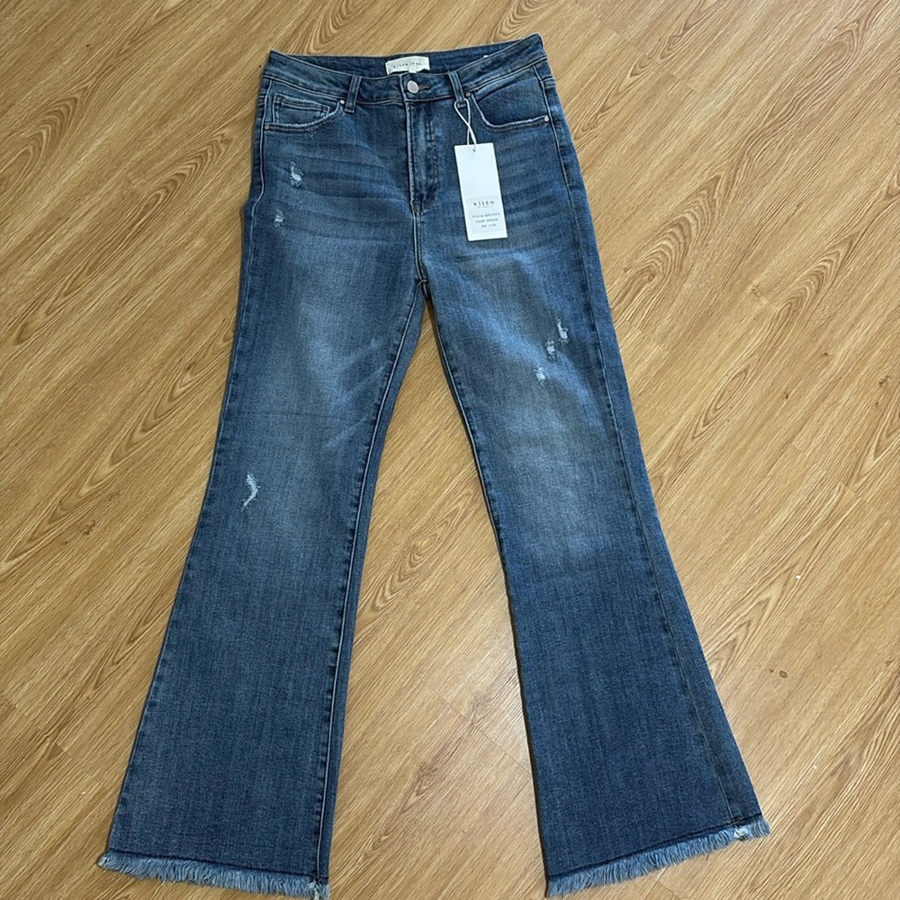 Risen Women's Blue Jeans Size 11.  30" Inseam. NWT